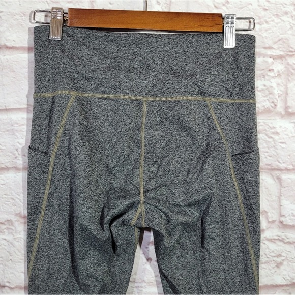 Athleta Heathered Gray High Rise Ankle Leggings - Picture 8 of 10